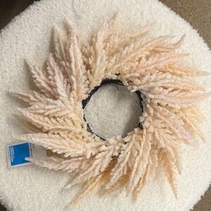 Room Essentials Cream and Tan Faux Wreath